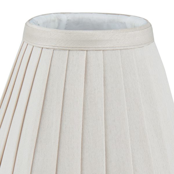 Yovanna Ivory Faux Silk Pleated Shade 15cm - Image 2