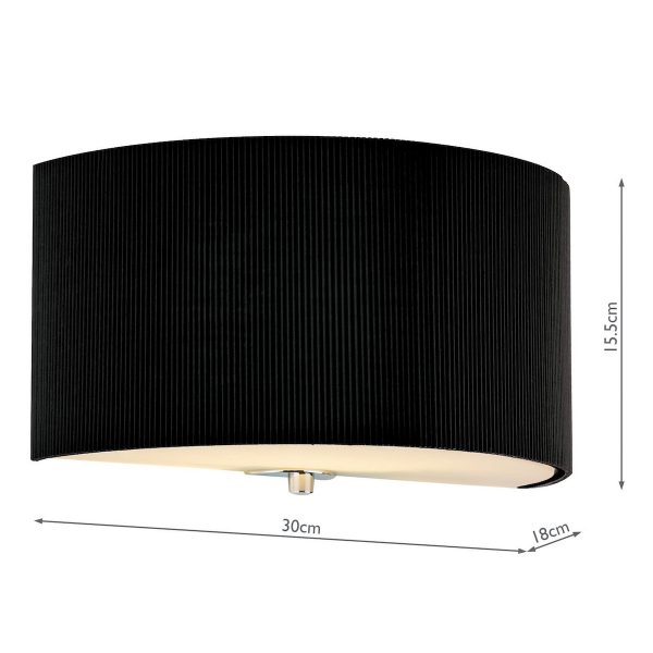 Zaragoza Wall Light With Black Shade - Image 3