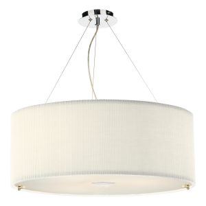 Zaragoza 6 Light Pendant Cream 90cm