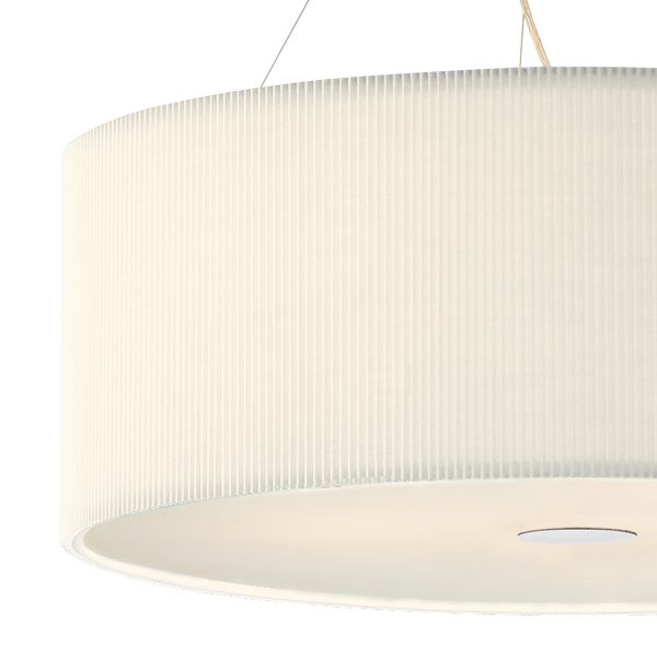 Zaragoza 6 Light Pendant Cream 90cm - Image 2