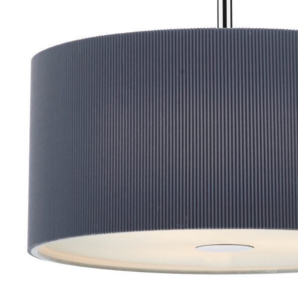 Zaragoza 3 Light Pendant Grey 40cm - Image 2