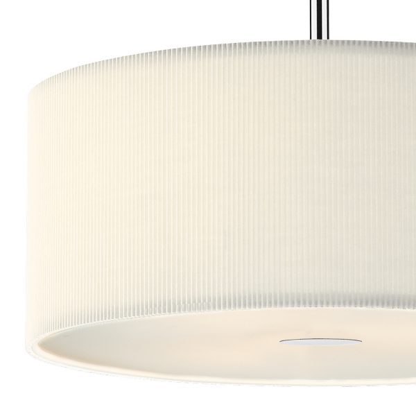 Zaragoza 3 Light Pendant Cream 60cm - Image 2