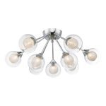 Zeke 9lt Semi Flush Polished Chrome