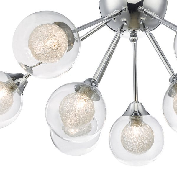Zeke 9lt Semi Flush Polished Chrome - Image 3
